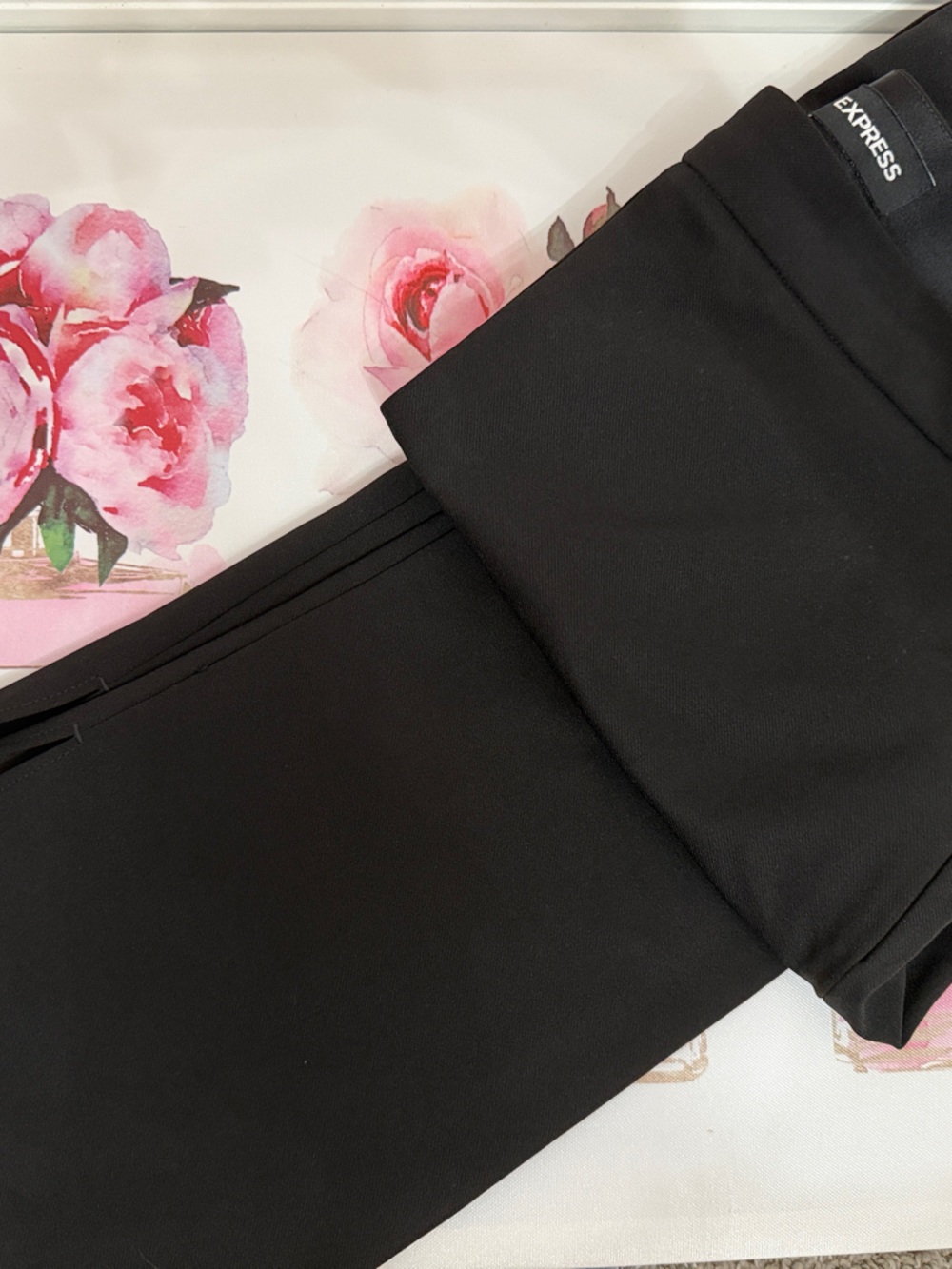 Express Skyscraper Black Dress Pants - Picture 2 of 3